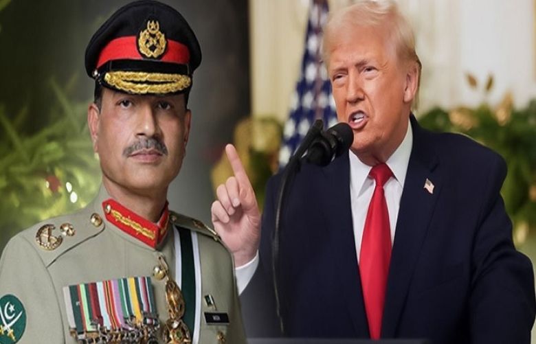 US President Donald Trump and Pakistani Chief of Defence Forces (CDF) and Chief of Army Staff (COAS) Field Marshal Asim Munir