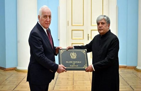 Pakistan's first Ambassador to the Republic of Armenia, Shafqat Ali Khan, presented his letters of credence to Armenian President Vahagn Khachaturyan 