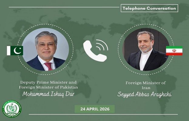 ranian Foreign Minister Abbas Araghchi on Friday held separate telephone calls with Pakistan’s Deputy Prime Minister