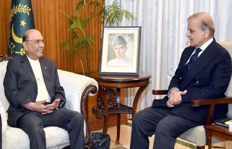 President Asif Ali Zardari and Prime Minister Shehbaz Sharif
