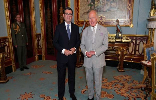 Andy Burnham becomes UK prime minister after meeting King Charles