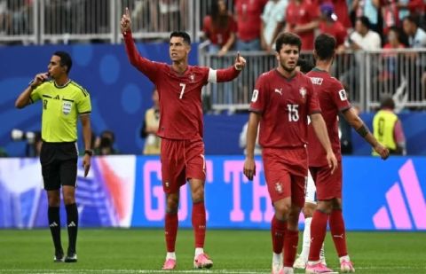 Portugal's Ronaldo first man to score at six World Cups