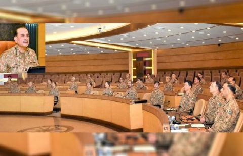 The 275th Corps Commanders’ Conference at the General Headquarters (GHQ) in Rawalpindi, chairing by Chief of Army Staff (COAS) and Chief of Defence Forces (CDF) Field Marshal Asim Munir, 