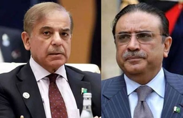 President Asif Ali Zardari and Prime Minister Shehbaz Sharif