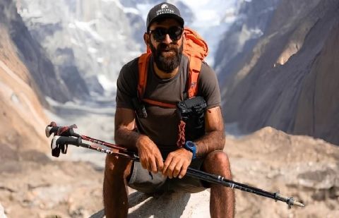 The body of Pakistani mountaineer Sohail Sakhi