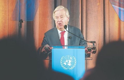  UN Secretary-General Antonio Guterres