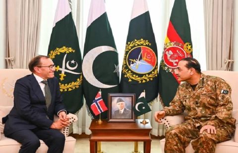  Pakistan, Norway vow to expand defence, security cooperation