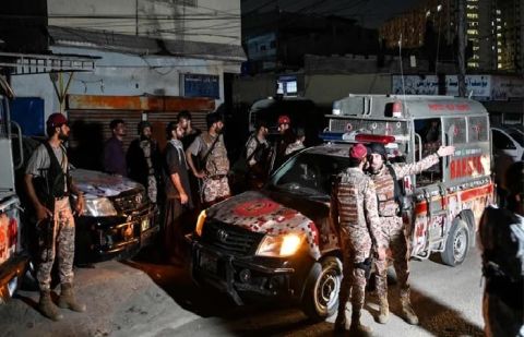 Three Rangers personnel martyred, as many terrorists killed in attack on Karachi camp: ISPR