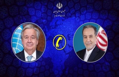 Abbas Araghchi and UN Secretary-General Antonio Guterres 