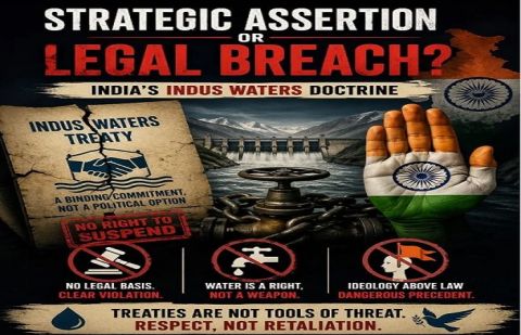 Strategic Assertion or Legal Breach? Deconstructing India’s Indus Waters Doctrine