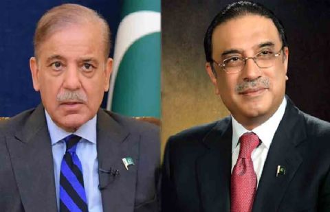 President Asif Ali Zardari and Prime Minister Shehbaz Sharif