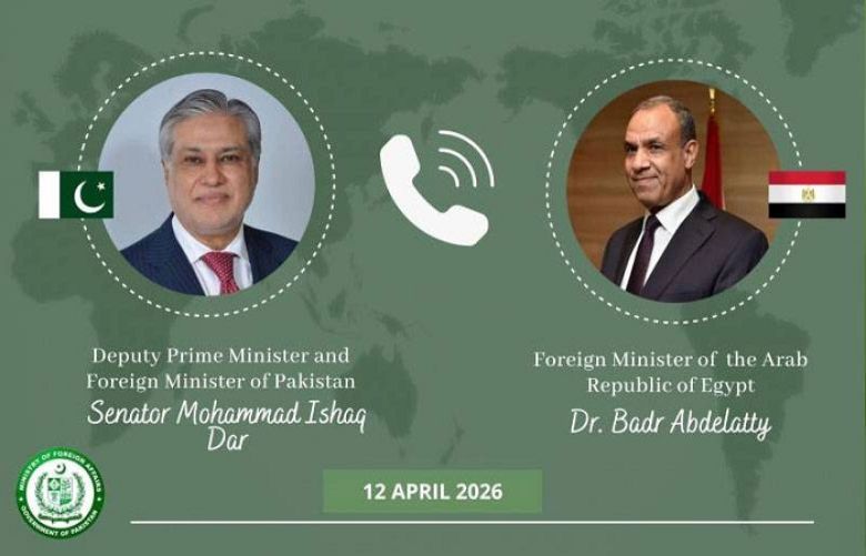 Ishaq Dar held a telephone conversation with Egypt’s Foreign Minister Badr Abdelatty
