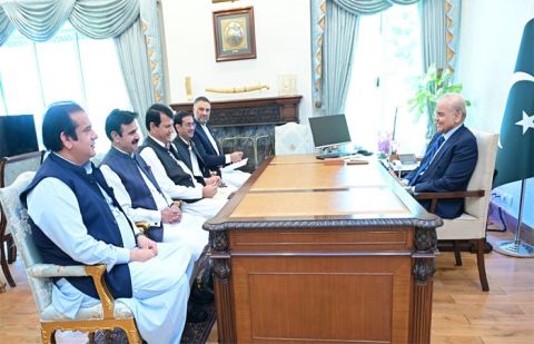 All resources to be utilized for development of AJK, GB: PM Shehbaz 