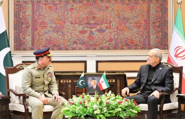 Chief of Army Staff and Chief of Defence Forces, Field Marshal Syed Asim Munir, called on Iranian President Dr. Masoud Pezeshkian