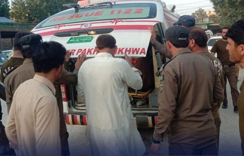 At least five civilians, including three children, were injured when a mortar shell from the Afghan Taliban
