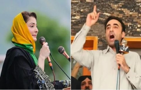 Punjab Chief Minister Maryam Nawaz and PPP Chairman Bilawal Bhutto-Zardari