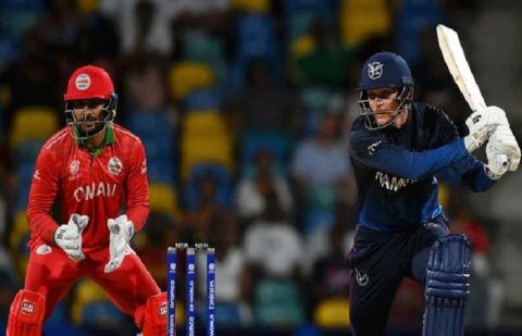 Namibia defeat Oman after thrilling super over