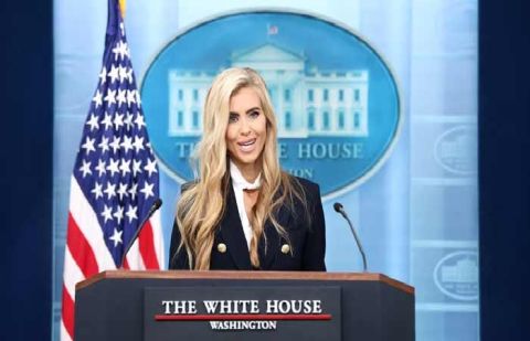 new press secretary Katie Zacharia