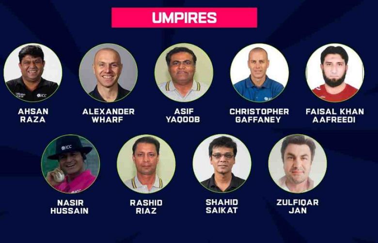 April 29 eliminator 1 and May 1 eliminator 2 of the HBL Pakistan Super League 11 have been appointed